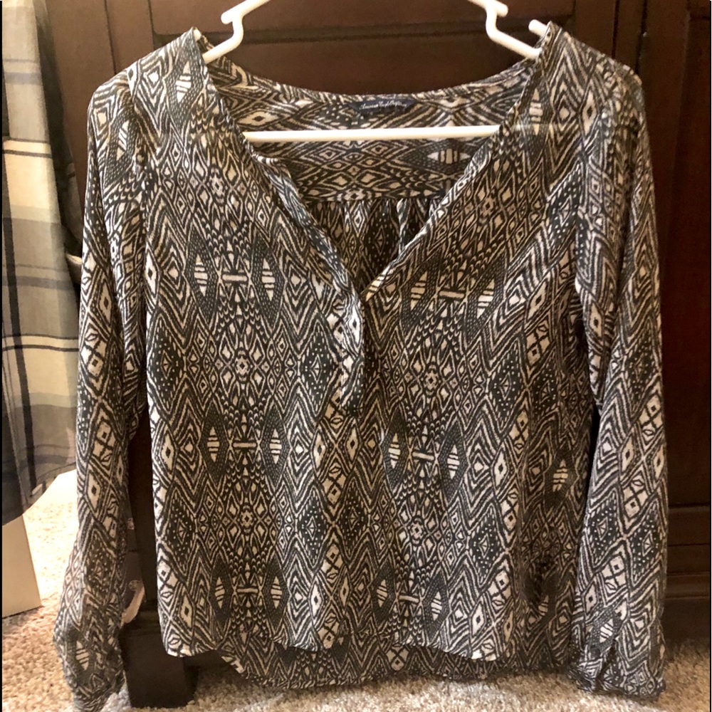 AE sheer fashion top, free gift with purchase!
